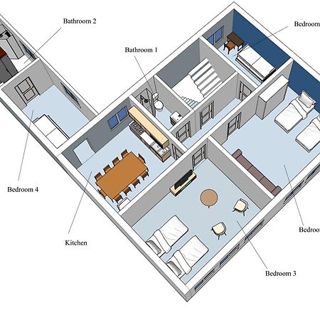 דיסבורג Huge Apartment With Sauna And Free Parking מראה חיצוני תמונה