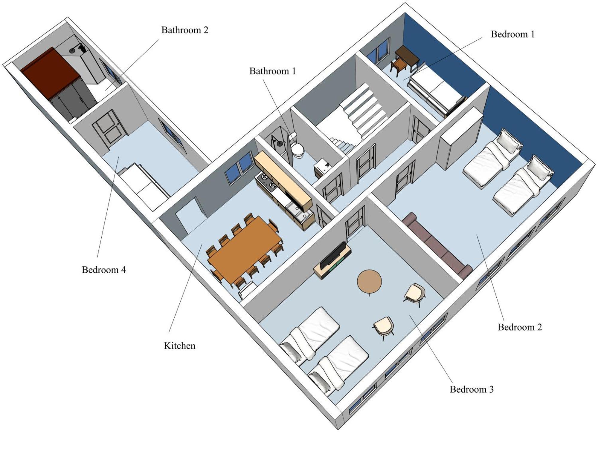 דיסבורג Huge Apartment With Sauna And Free Parking מראה חיצוני תמונה